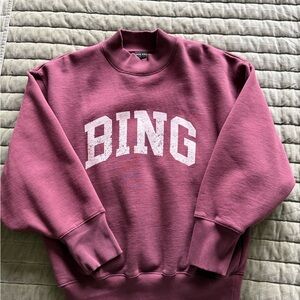 Anine Bing Burgundy Sweatshirt